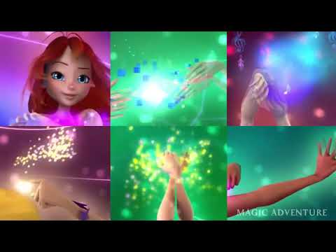 Winx club kızları bütün dönüşümleri