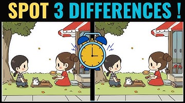 ThinkFast AI: Spot 3 Differences! 🔍 Video #4 ✅Are you a Genius? Only 1% PASS This Puzzle Challenge!