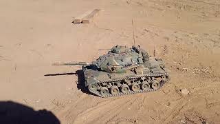 1/16 M60a3  Hauling across the Desert Training Center