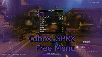 [PS3/CFW/HEN/BO2] Cabox_SPRX ZM NEW Non Host + Free download!