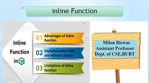 OOP with C++ Basic Part 10 (Bangla Tutorial): Inline function
