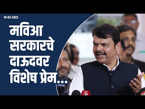 मविआ सरकारचे दाऊदवर विशेष प्रेम म्हणूनच वक्फ बोर्डवर दाऊद संबंधितांची नियुक्ती | देवेंद्र फडणवीस