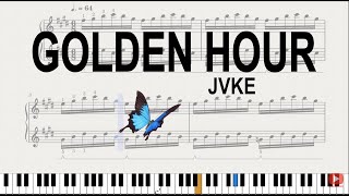 Download lagu Golden Hour piano tutorial - JVKE - FREE SHEET MUSIC