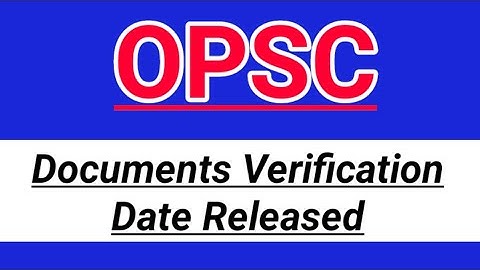 #OPSC DOCUMENTS VERIFICATION #OPSC DV