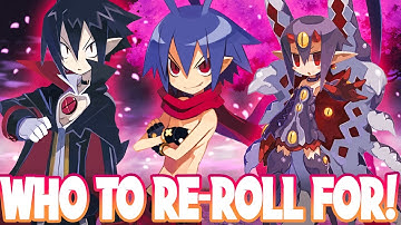 WHO TO PICK FOR YOUR TUTORIAL SUMMONS! WHO TO RE-ROLL FOR DISGAEA RPG! DISGAEA TUTORIAL SUMMON GUIDE