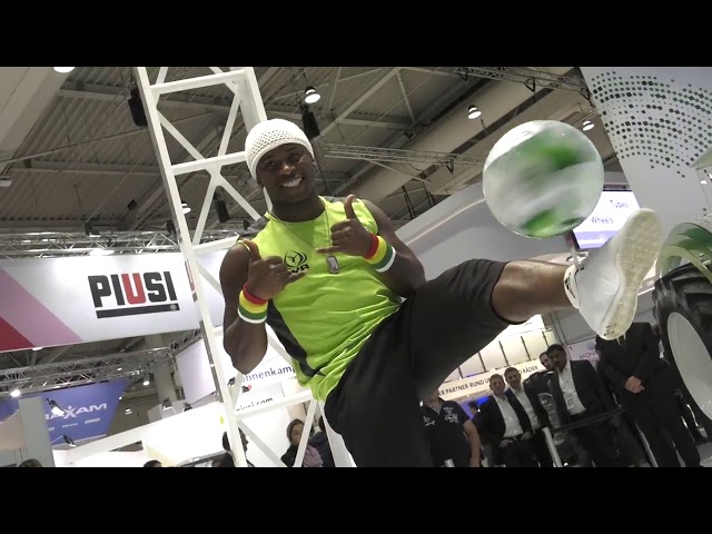 IYA TRAORE @ BKT BOOTH - AGRITECHNICA 2017 - performance 2