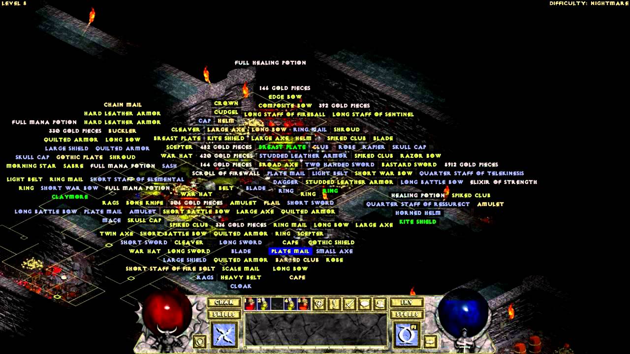 diablo 1 trainer death