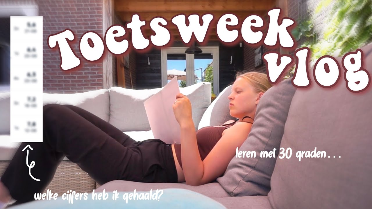 Mijn laatste TOETSWEEK van dit schooljaar! ✩ Lydia Elisabeth