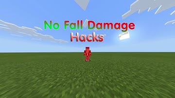 How to make No fall damage Hacks in Minecraft Windows 10 edition