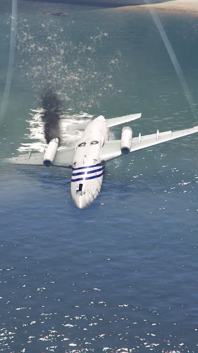 Plane Engine Catches Fire Mid-Air | Upside Down Water Landing