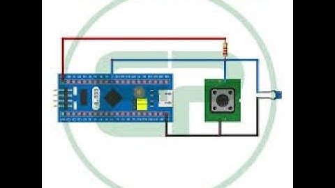 STM32 Push Button Proteus