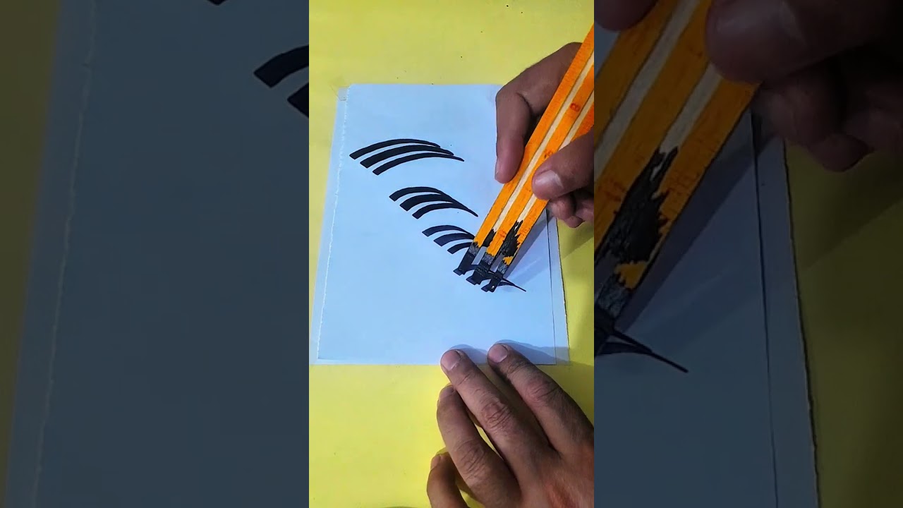 Allah Name Calligraphy Design | Beautiful Islamic Art | Elegant Arabic Calligraphy Drawing