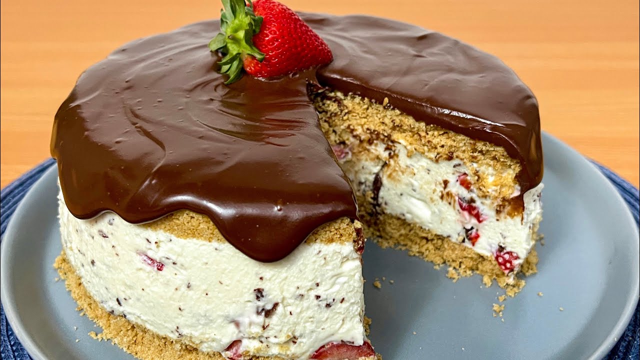 ESSA RECEITA DEIXA TODOS DE QUEIXO CAÍDO | TORTA DE BOLACHA SUPER FÁCIL SEM FORNO | Gabriel Freitas