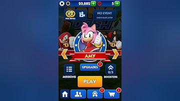 Sonic Dash(Android, iOS) - Amy Gameplay