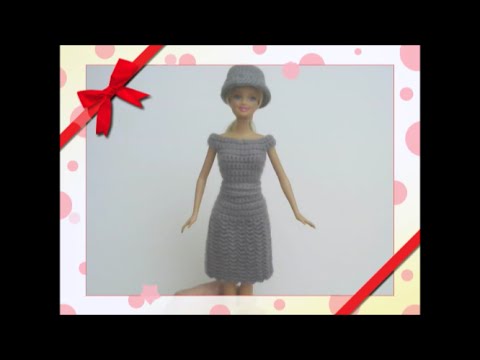 Barbie Clothes - Shell Stitch Dress 