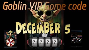Golden Mine Game daily VIP code. December 5