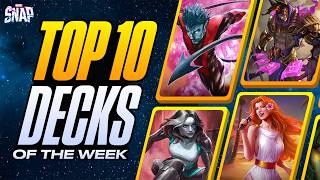 TOP 10 BEST DECKS IN MARVEL SNAP | Weekly Marvel Snap Meta Report #206 TOP 10 BEST DECKS IN MARVEL SNAP | Weekly Marvel Snap Meta Report #206