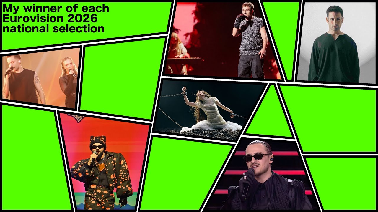 My winner of each Eurovision 2026 National final