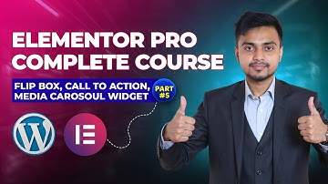 05: Elementor Pro Flip Box, Call To Action, Media Carosoul | Elementor Pro Bangla Tutorial