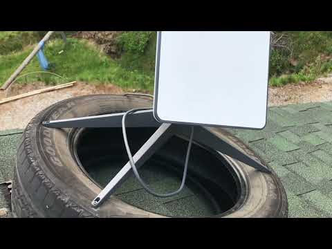 DIY Starlink Temporary non-penetrating roof option mount (Cheap and Easy)