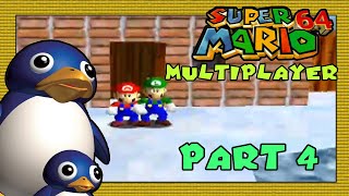 Super Mario 64 Splitscreen Multiplayer #4 | Stars in a Snowy World