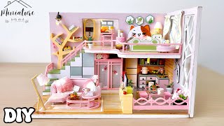 Flower Story || DIY Miniature Dollhouse Kit || Relaxing music