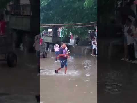 Inundación y apagones el 1ro de mayo en Santiago de Cuba #Shorts
