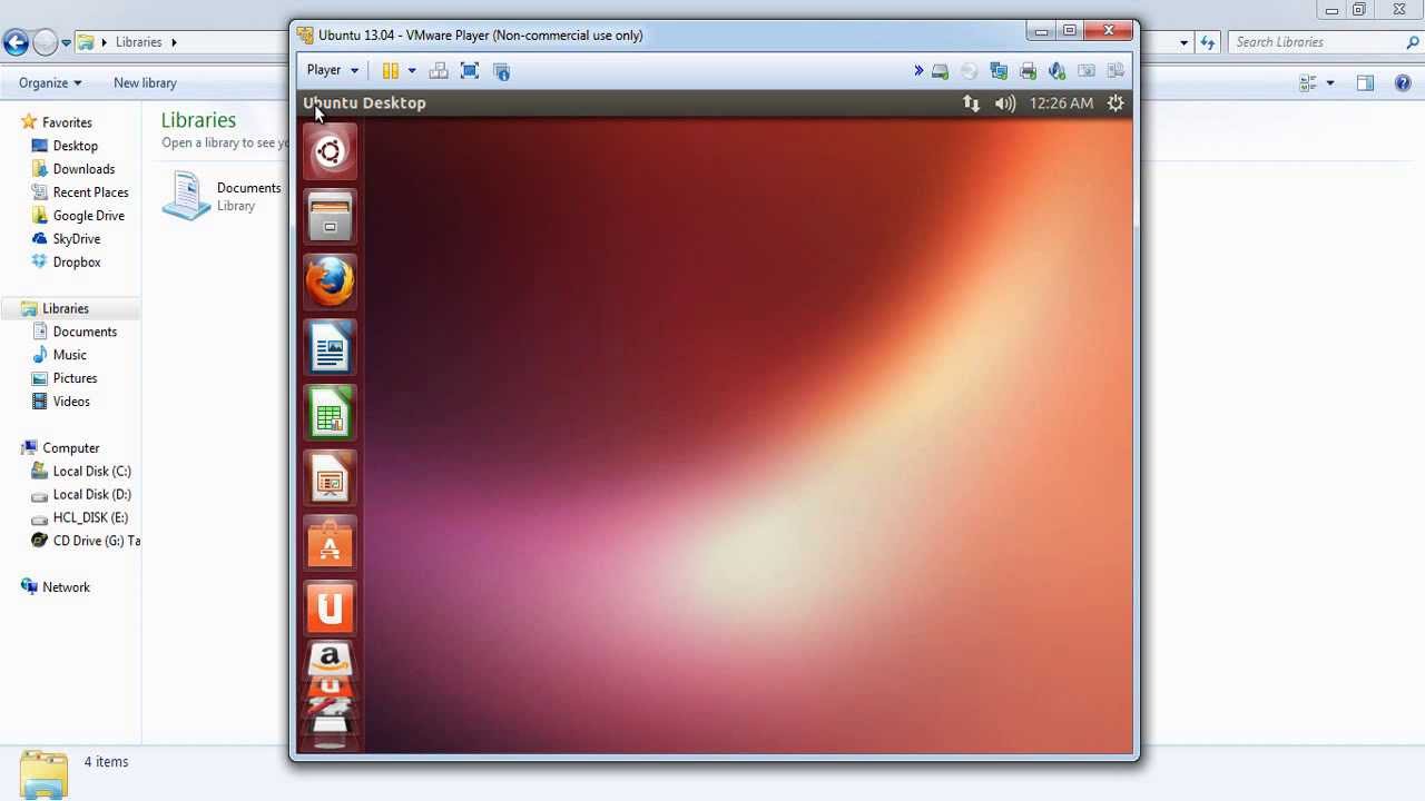 video youtube ubuntu 13.04