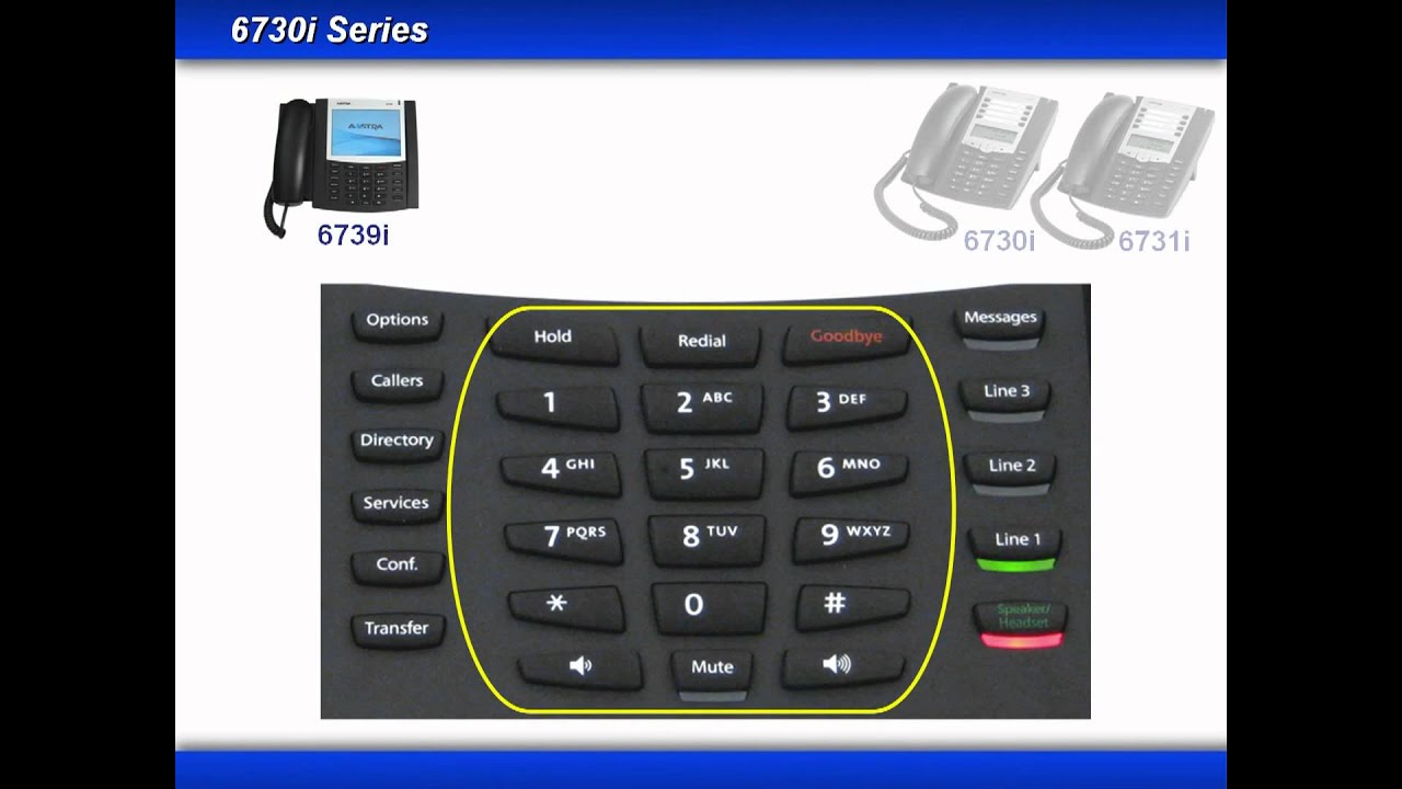 Aastra 6730i 6731i 6739i VoIP Phones Hardware Overview YouTube