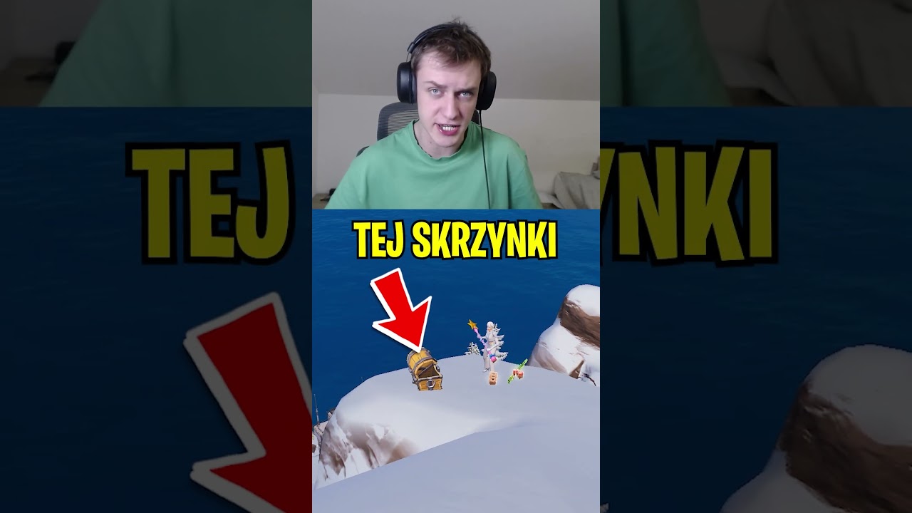 Gracze boją się otwierać tę skrzynkę w fortnite! #shorts
