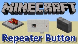 Minecraft Tutorial - The Repeater Button (BUD Switch)