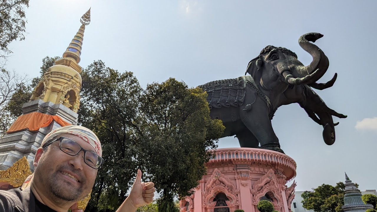 【タイ旅2026年1月〜2月】その18　エラワン・ミュージアム！入場料は500バーツ！オンヌットの「Mana Mana まな まな」！カオサンのロングラックゲストハウスは1泊1800円！【なみよし旅】