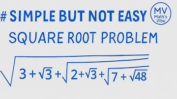 “Square Root Puzzle: 🤔With a hidden trick (Can You Solve this?)”