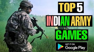 Top 5 INDIAN ARMY Games for Android in 2020 | Offline games for android | High Graphics screenshot 1