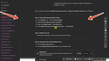Fix Realtek Semiconductor Corp  – Extension Unable to Install
