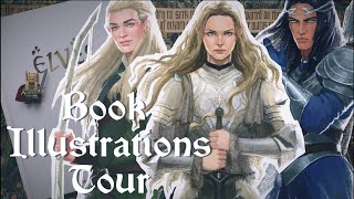 ELVES book illustrations tour | Lord of the Rings themed book