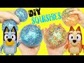 Bluey and bingo diy squishies with squishy maker crafts for kids
