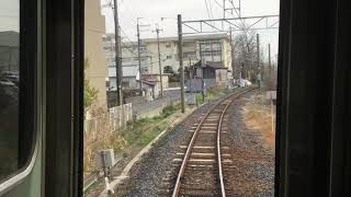 〜105系の車内から〜 JR和歌山線高田駅到着前  JR Wakayama Line Takada Station / Nara prefer Yamato-Takada city