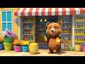 Little Bear Opens a Honey Shop | Funny and Fun Kids Nursery Rhyme Adventure