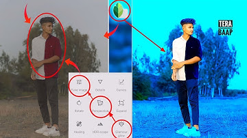 SNAPSEED MOODY DARK BLUE PHOTO EDITING▶️ || SANPSEED SA BACKGROUND COLOUR CHENGE || 2021 TRICK ▶️🧡