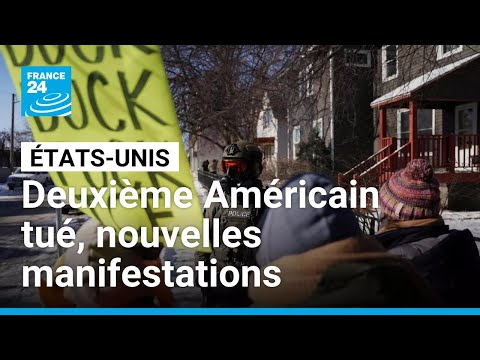 Nouvelles Manifestations à Minneapolis Contre L ICE Qui Tue Un Deuxième Américain FRANCE 24 