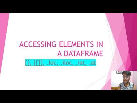 Accessing elements in DataFrame#python #pandas #class12 #cbse #cuet ...