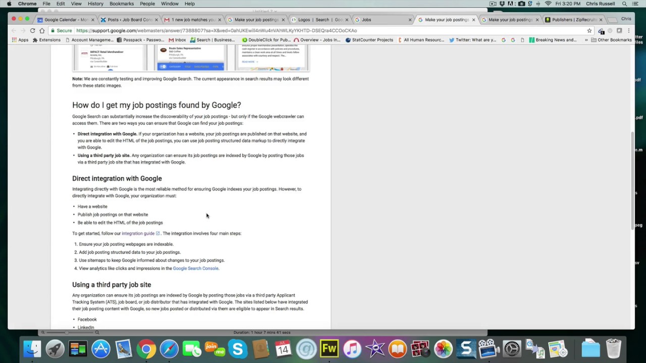 Update on Google Jobs