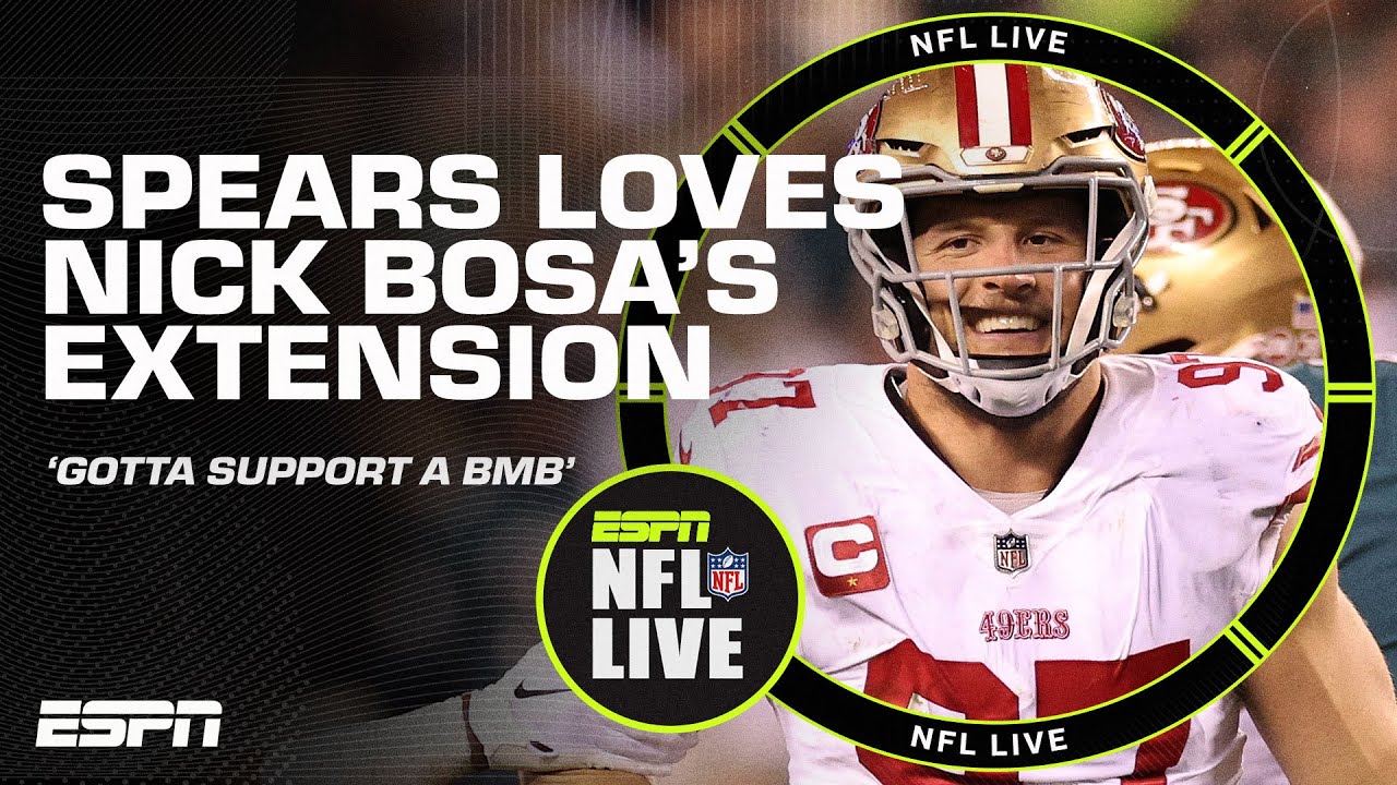 Will Nick Bosa take the 49ers all the way? 🔥 He is PHENOMENAL! 👏 - Marcus Spears NFL Live