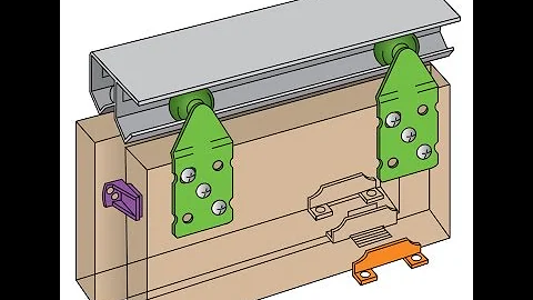 How to Install the Henderson Double Top Sliding Door Gear for a Sliding Wardrobe Door