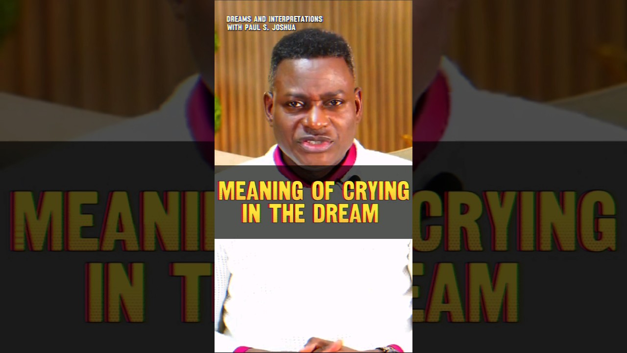 Meaning of crying in the dream #spiritual #dreaminterpretation #yourdreams