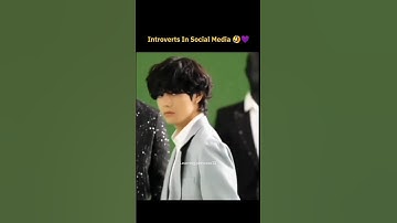 Introverts in reality vs social media...😎🤣~||pls like & sub. #btsshorts #shorts#btsedits #btsforever