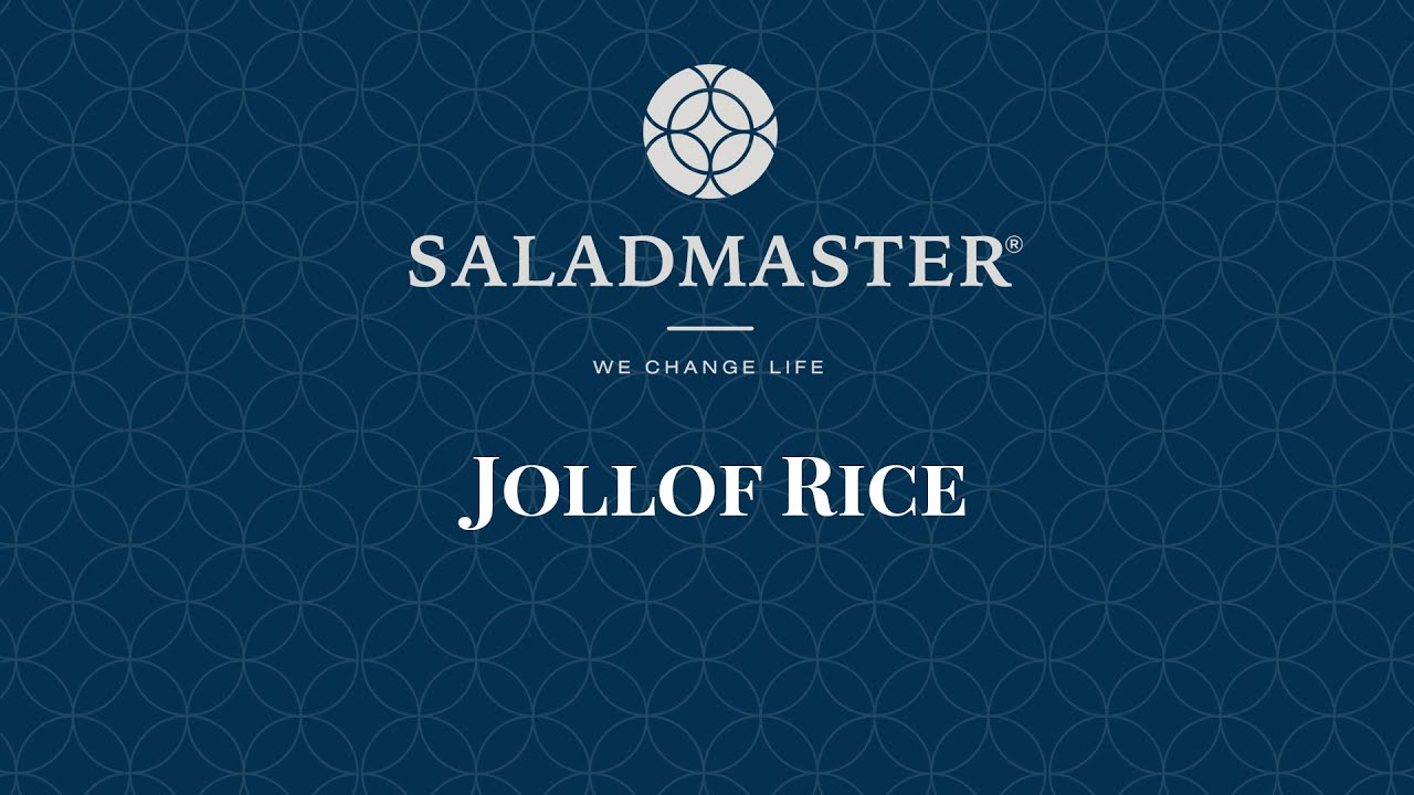 Cooking In Saladmaster Jollof Rice YouTube