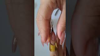 How to Apply Solid Builder Gel with Fingertips #shorts