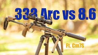338 Arc vs 8.6 Blackout - With Chattahoochee Munitions CM7S